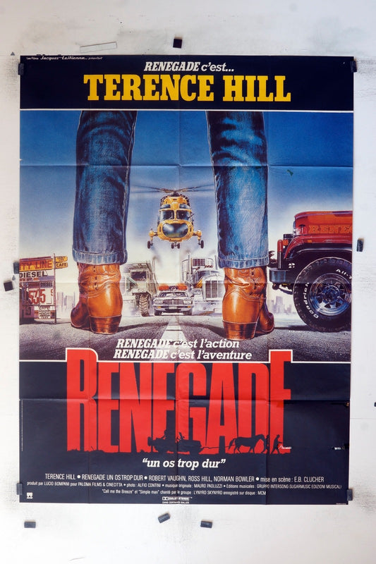 RENEGADE  TERENCE HILL MOVIE POSTER ORIGINAL (120x160)