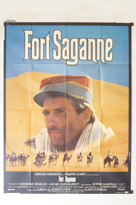 FORT SAGANE MOVIE POSTER ORIGINAL 120x160 GERARD DEPARDIEU