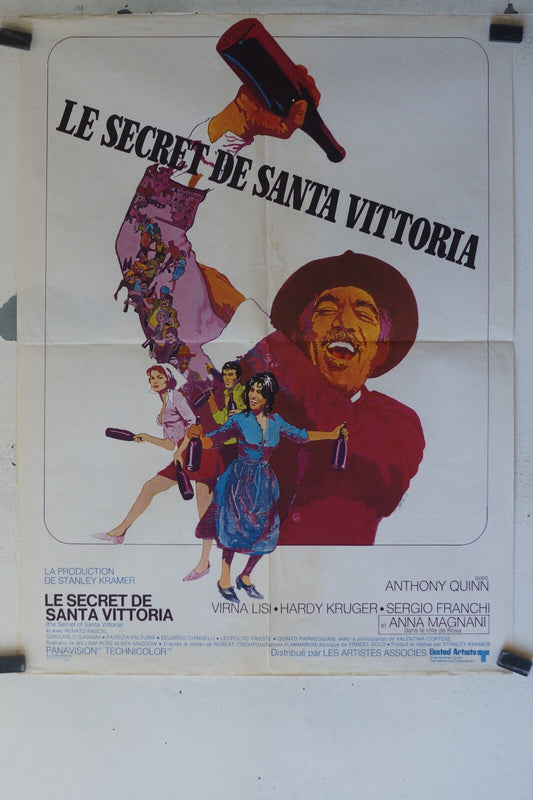 SECRET DE SANTA VITTORIA (LE) POSTER ORIGINAL 60x80 Anthony Quinn , Anna Magnani
