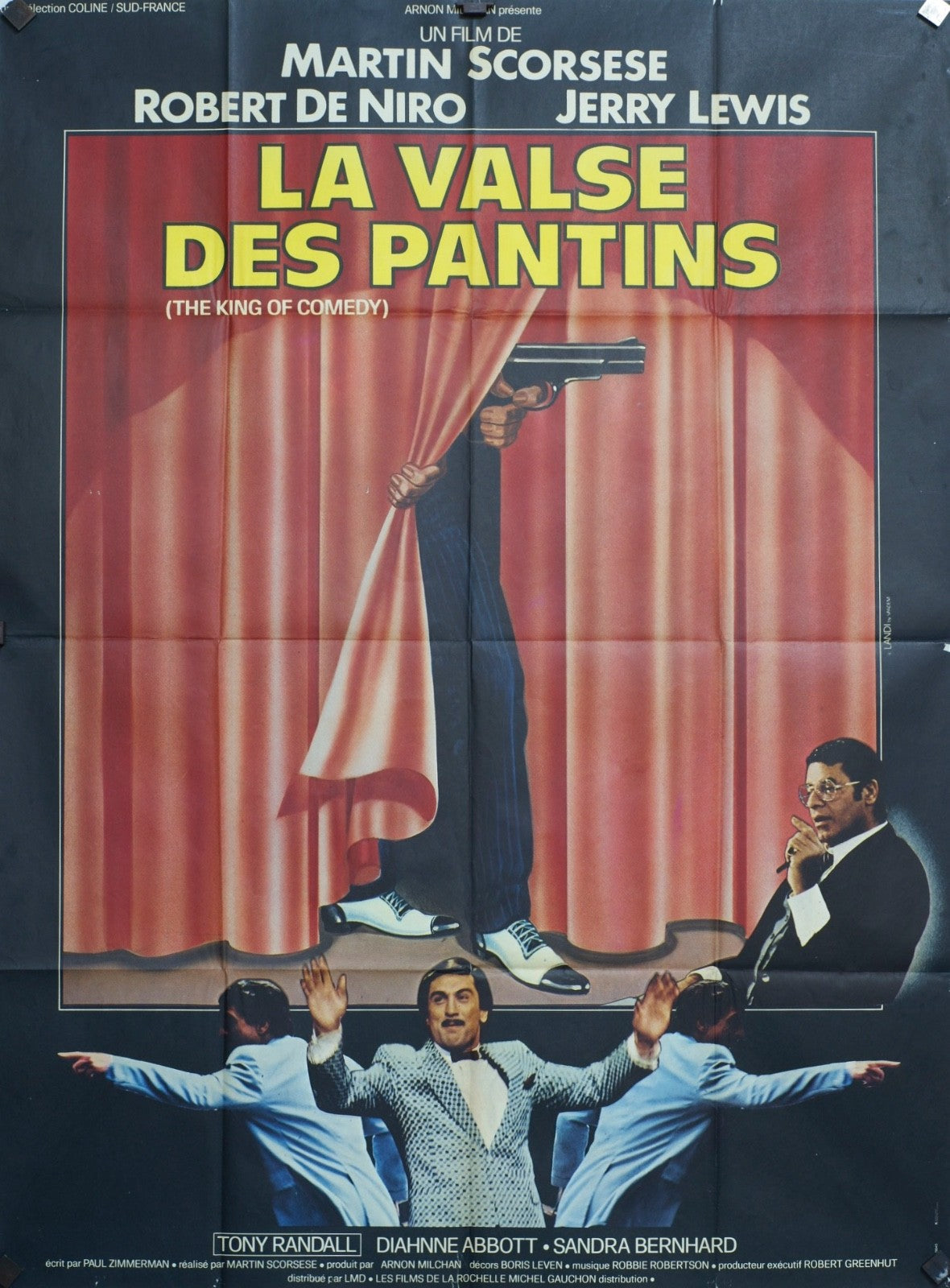 LA VALSE DES PANTINS MARTIN SCORSESE POSTER ORIGINAL 120x160