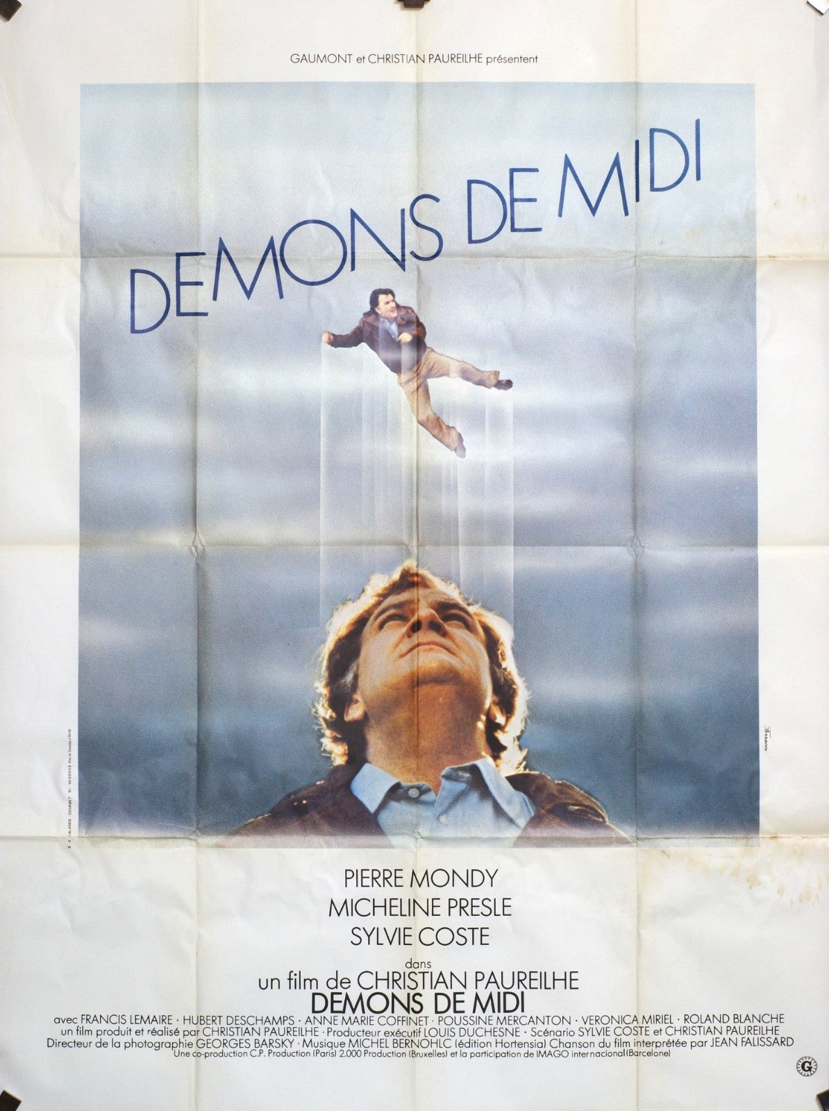 DÉMONS DE MIDI PIERRE MONDY MOVIE POSTER ORIGINAL 120x160