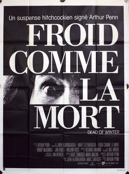 FROID COMME LA MORT ARTHUR PENN MOVIE POSTER ORIGINAL 120x160