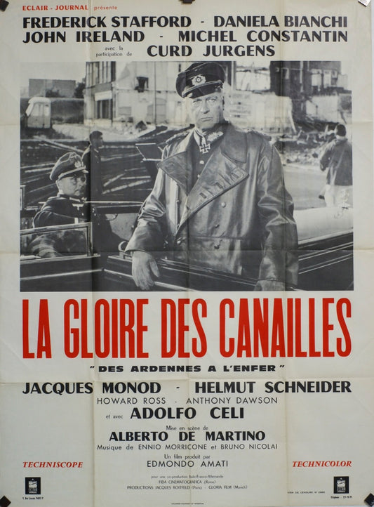 LA GLOIRE DES CANAILLES FREDERICK STAFFORD ORIGINAL MOVIE POSTER 120x160
