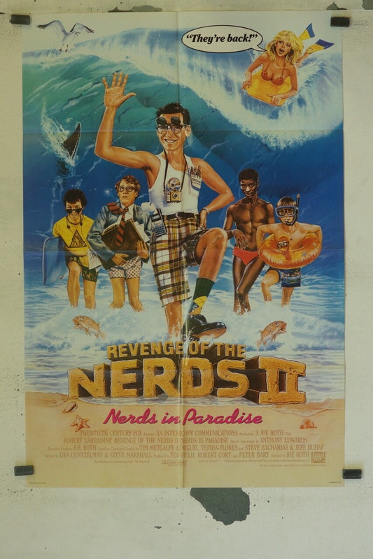 REVENGE OF THE NERDS II (70X100) ORIGINAL MOVIE POSTER ROBERT CARRADINE