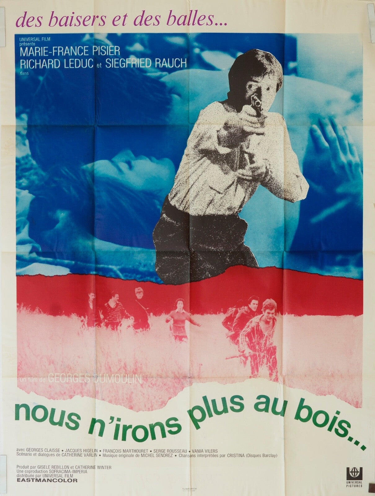 NOUS N’IRONS PLUS AU BOIS ORIGINAL POSTER (120x160) MARIE France PISIER
