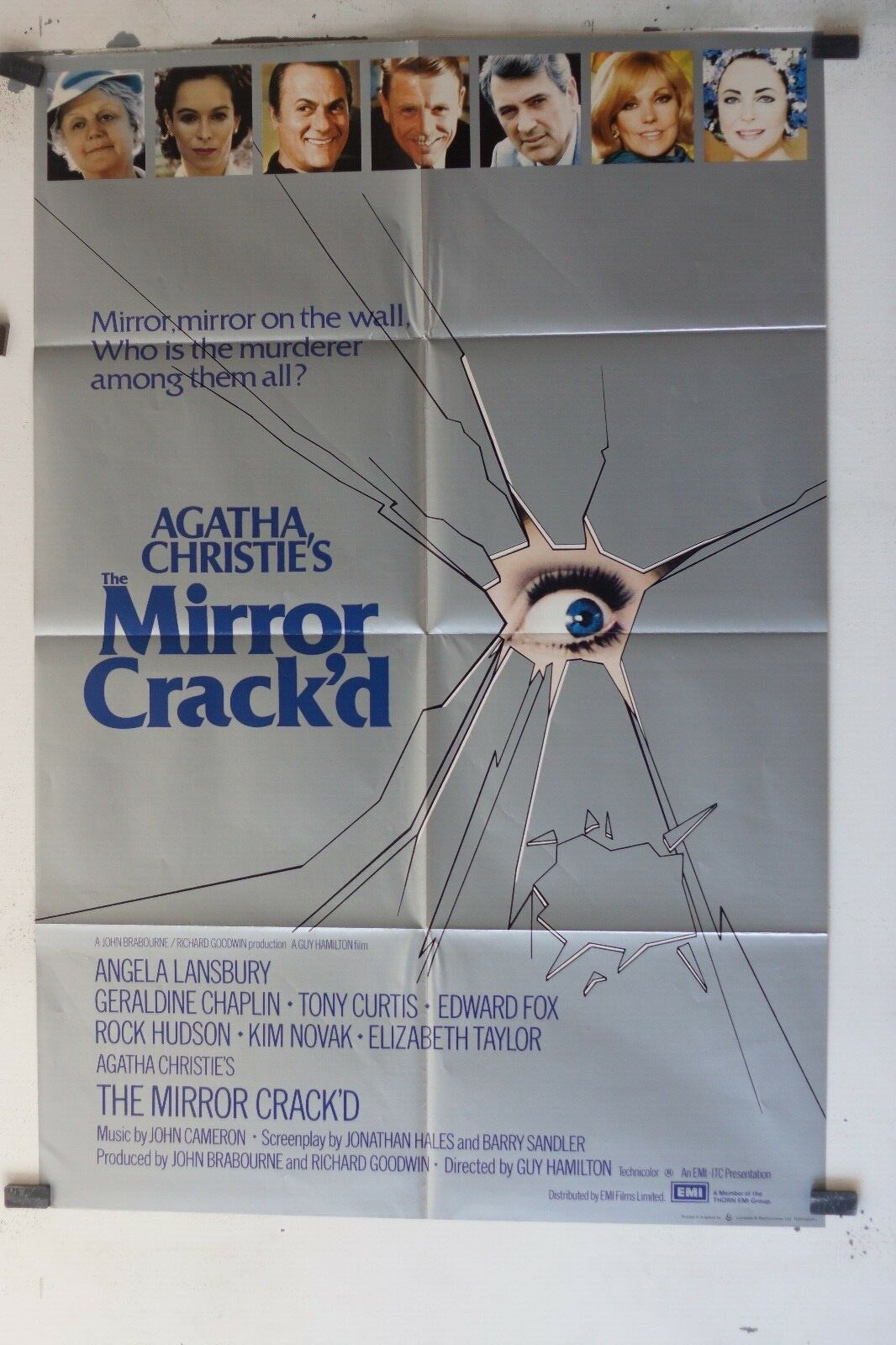 AGATHA CHRISTIE’S - THE MIRROR CRACK’D MOVIE POSTER ORIGINAL69x103 Guy Hamilton 
