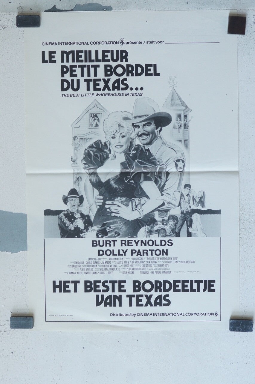 LE MEILLEUR PETIT BORDEL DU TEXAS… POSTER ORIGINAL (40X60) BURT REYNOLDS