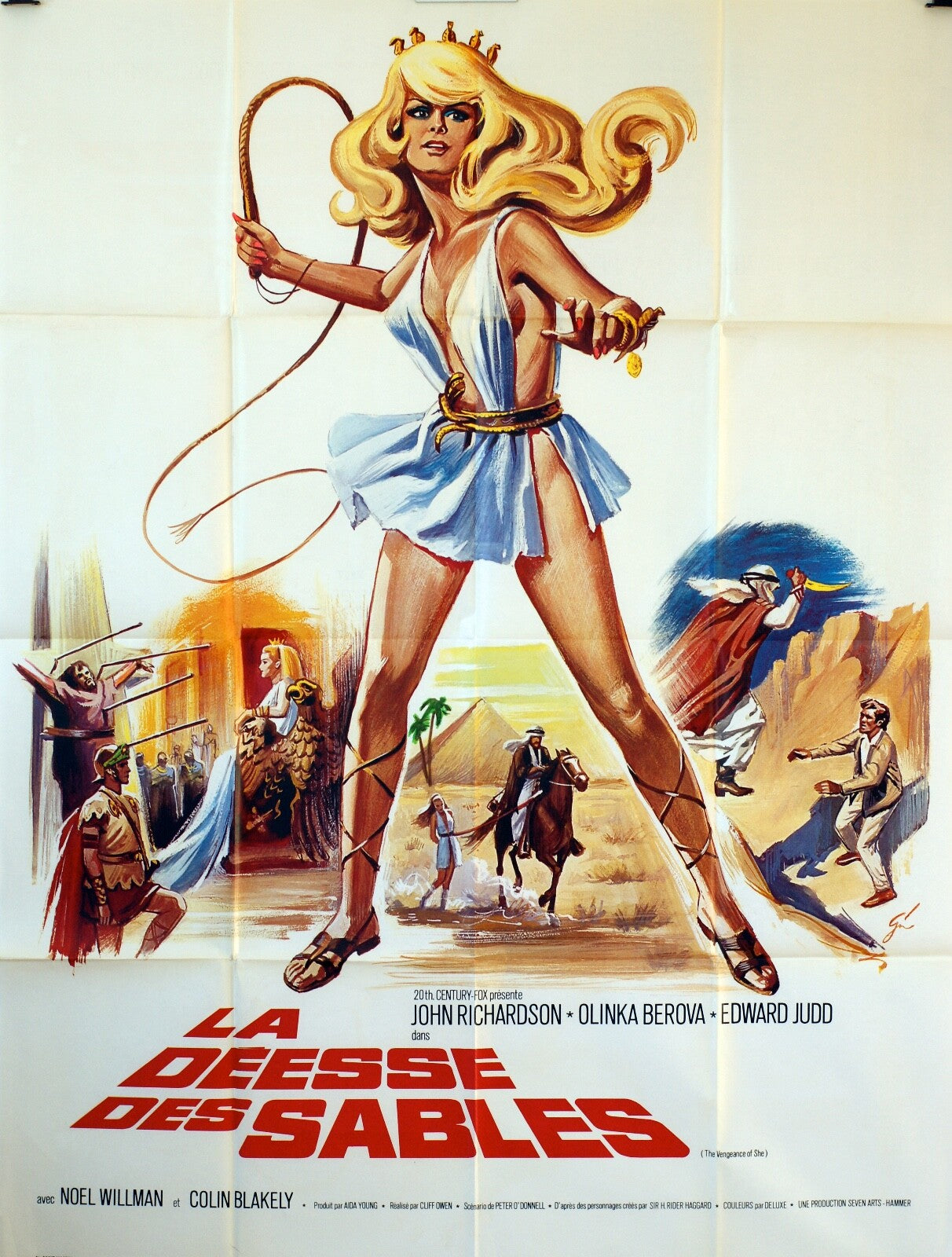LA DEESSE DES SABLES POSTER ORIGINAL 120x160 JOHN RICHARDSON