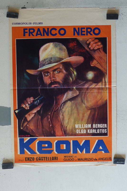 KEOMA POSTER ORIGINAL 57x39 Mino Roli , Nico Ducci
