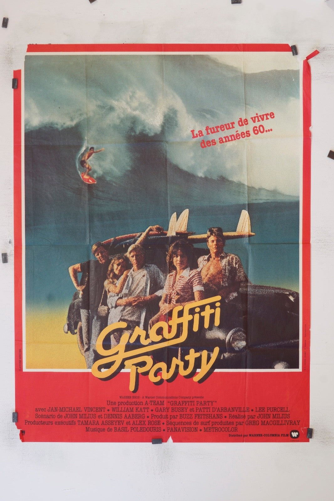 GRAFFITI PARTY JAN-MICHAEL VINCENT POSTER ORIGINAL 120x160