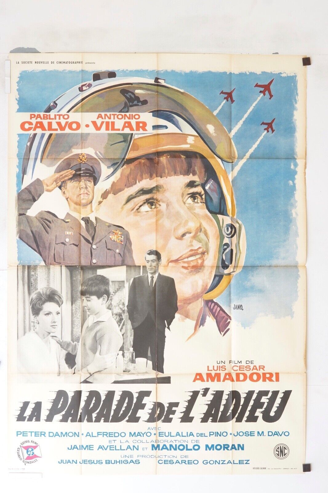 LA PARADE DE L’ADIEU MOVIE POSTER ORIGINAL 120x160 TOM NARDINI