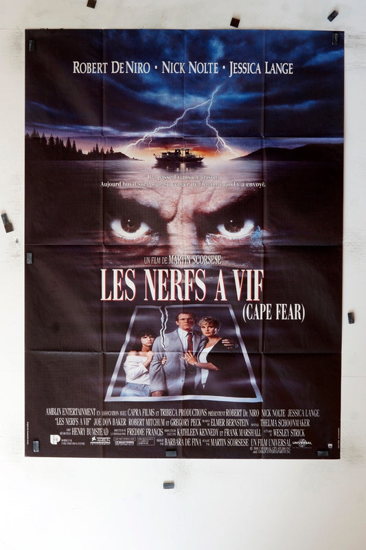 LES NERFS À VIF ROBERT DE NIRO 120x160 ORIGINAL MOVIE POSTER