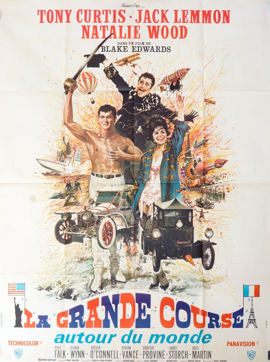 LA GRANDE COURSE movie poster ORIGINAL 120x160 TONY CURTIS