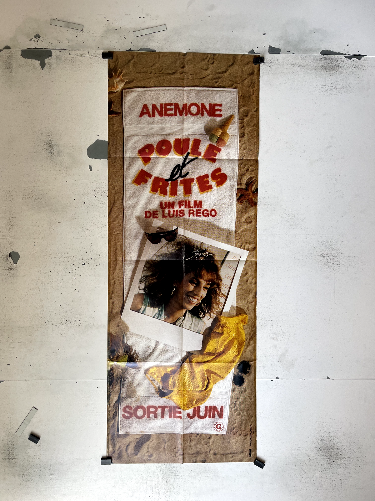 POULE ET FRITES MOVIE POSTER ORIGINAL 60x160 LUIS REGO