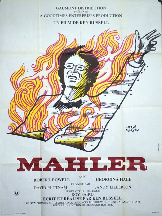 MAHLER GÉRARD JUGNOT MOVIE POSTER ORIGINAL 120x160