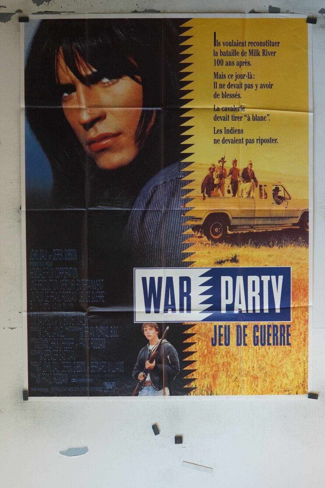WAR PARTY « JEU DE GUERRE » MOVIE POSTER ORIGINAL (120x160)