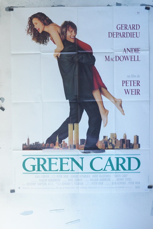 GREEN CARD ORIGINAL 120x160 GERARD DEPARDIEU – ANDIE MAC DOWELL