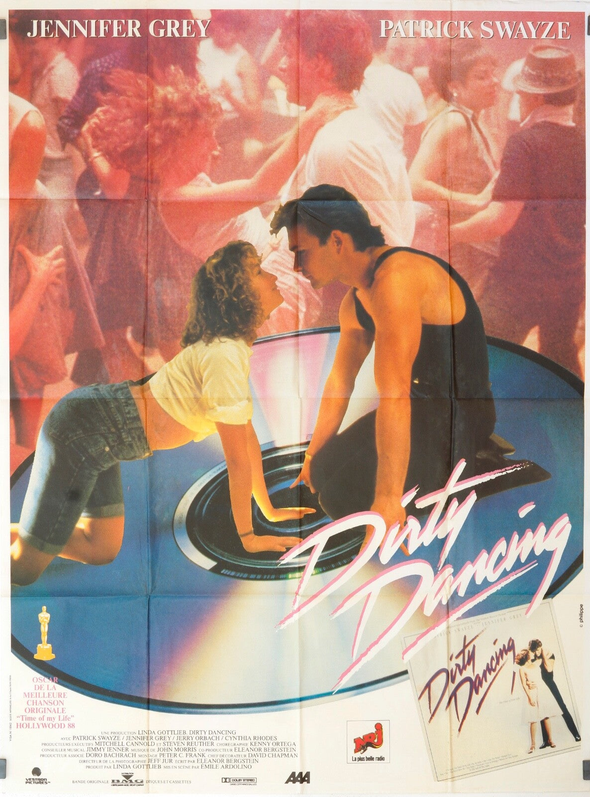 DIRTY DANCING MOVIE POSTER ORIGINAL 120x160 JENNIFER GREY