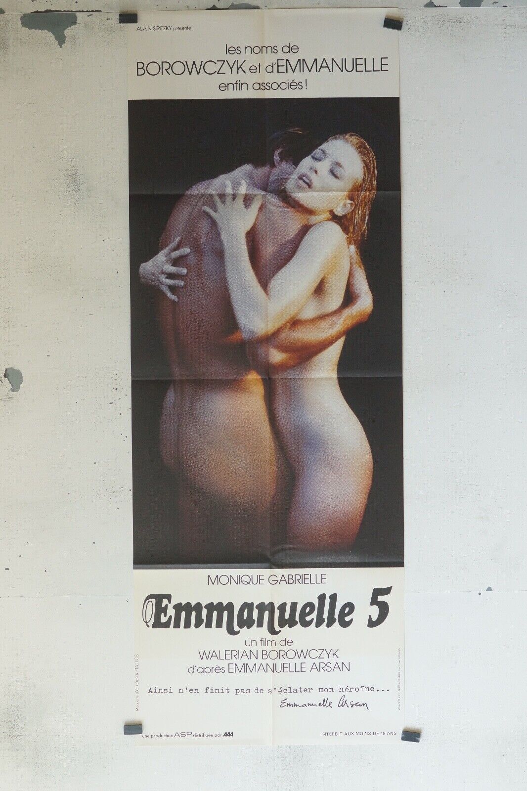 EMMANUELLE 5 60x160 ORIGINAL POSTER