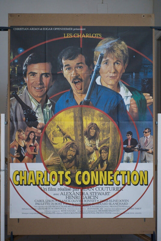 CHARLOTS CONNECTION ORIGINAL MOVIE POSTER 120x160 LES CHARLOTS