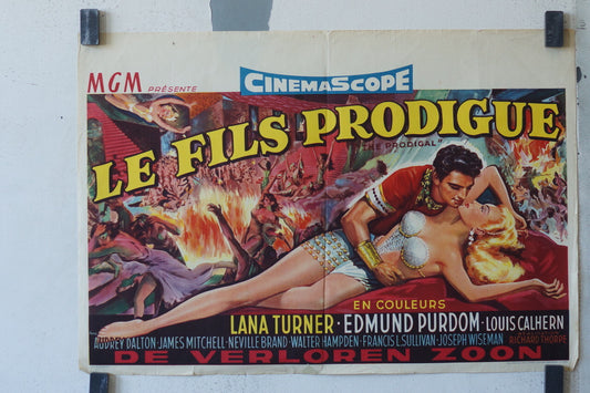 FILS PRODIGUE (LE) MOVIE POSTER ORIGINAL 55x38 Lana Turner , Edmund Purdom 