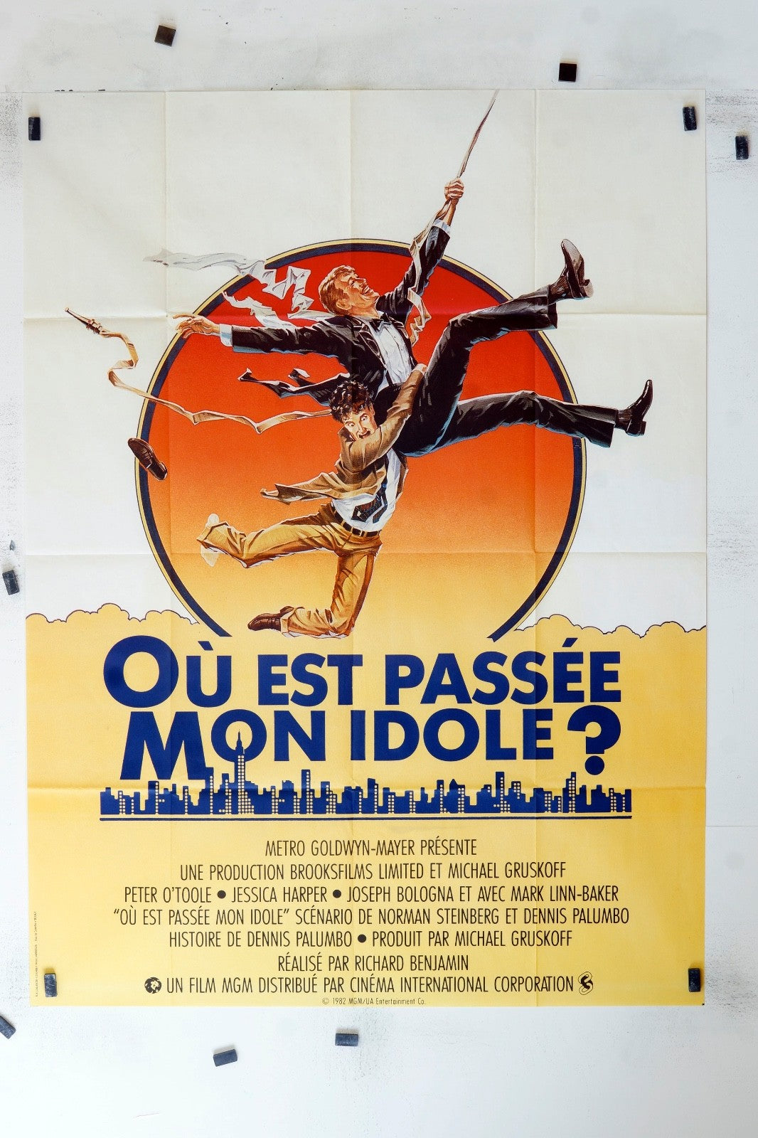 OÙ EST PASSÉE MON IDOLE PETER O’TOOLE MOVIE POSTER ORIGINAL 120x160