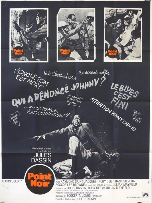POINT NOIR ORINAL MOVIE POSTER ORIGINAL (120x160) JULES DASSIN