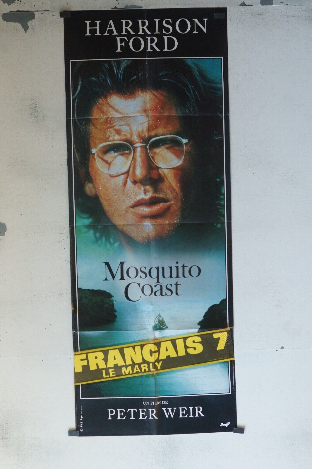 MOSQUITO COAST POSTER ORIGINAL (60x160) HARRISON FORD