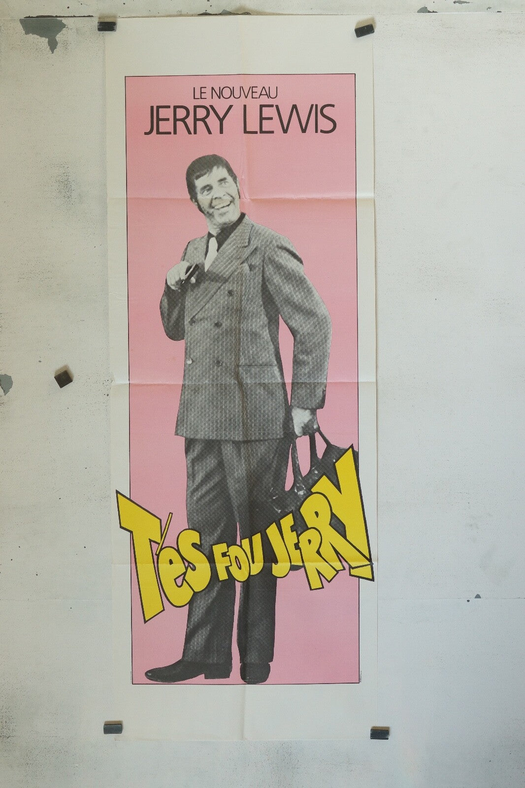 T'ES FOU JERRY POSTER ORIGINAL 60x160 JERRY LEWIS