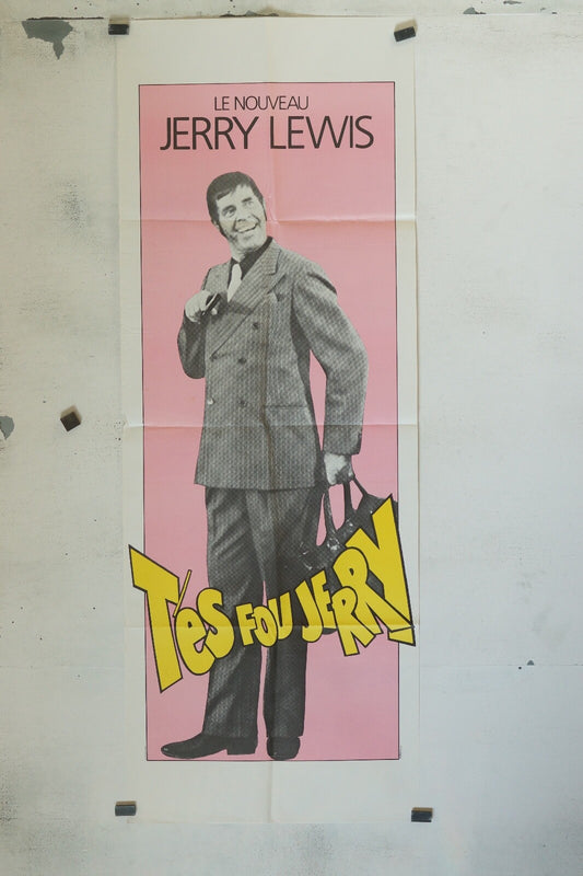 T'ES FOU JERRY POSTER ORIGINAL 60x160 JERRY LEWIS
