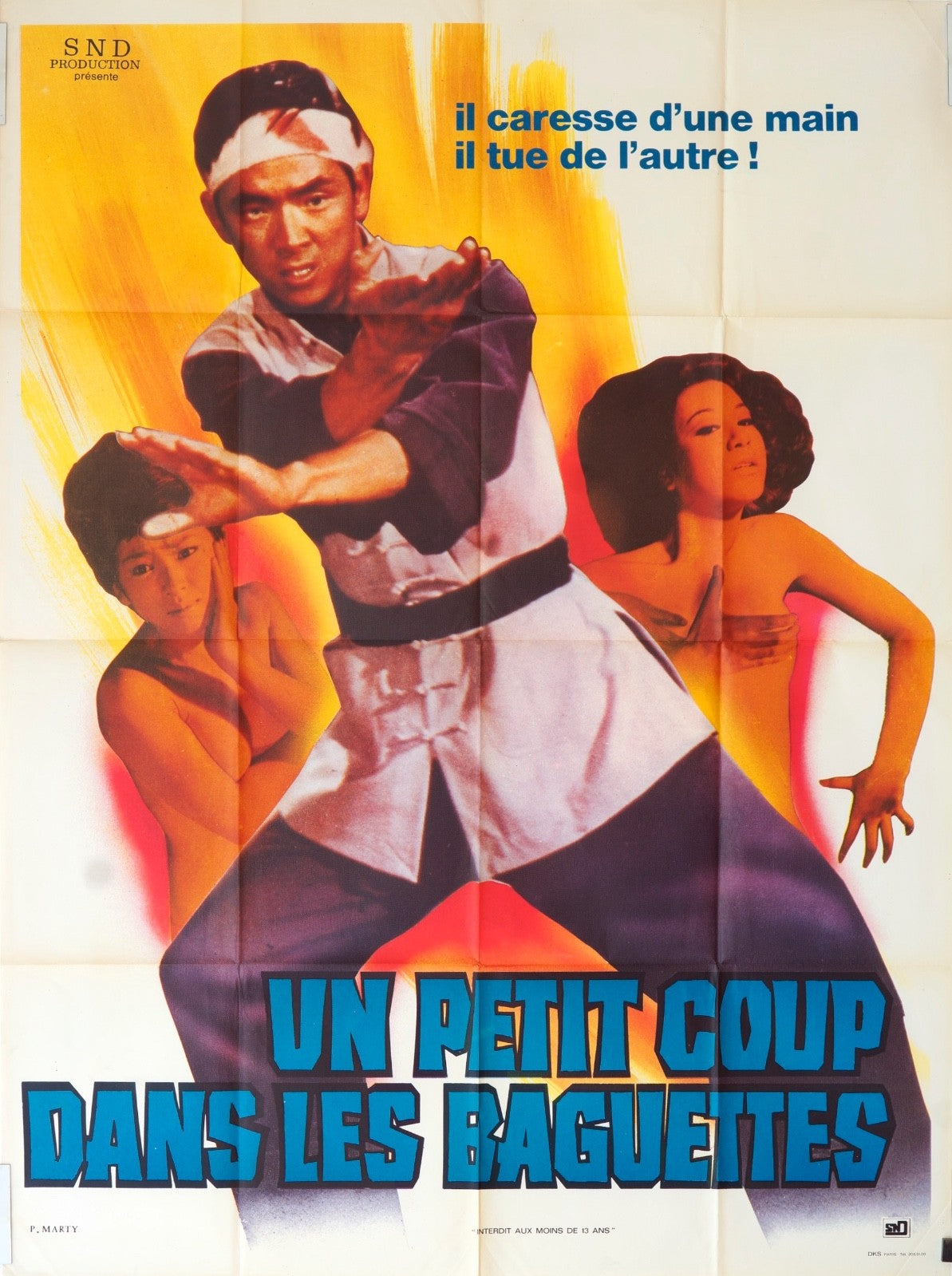UN PETIT COUP DANS LES BAGUETTES 120X160 MOVIE POSTER ORIGINAL 120x160