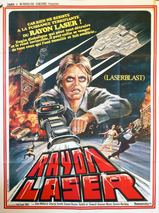 RAYON LASER MOVIE POSTER ORIGINAL (120X160) KIM MILFORD