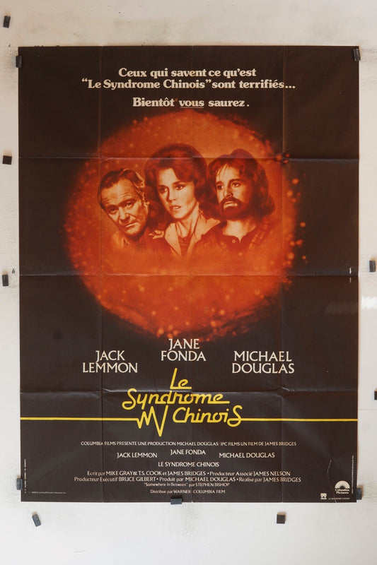 LE SYNDROME CHINOIS JACK LEMMON MOVIE POSTER ORIGINAL 120x160