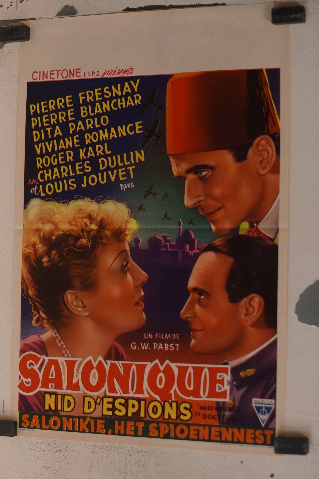 SALONIQUE – Nid d’espions (French Edition) ORIGINAL 30x55