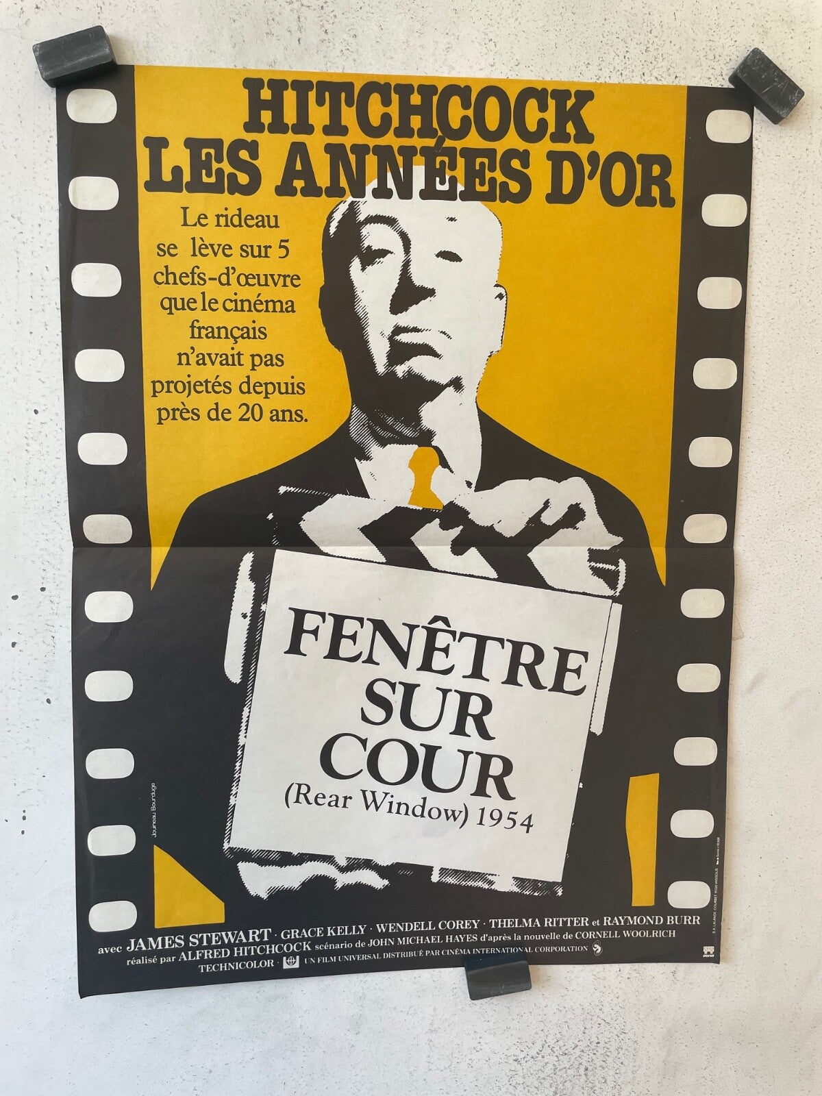 FENETRE SUR COUR POSTER ORIGINAL (40X60) HITCHCOOK