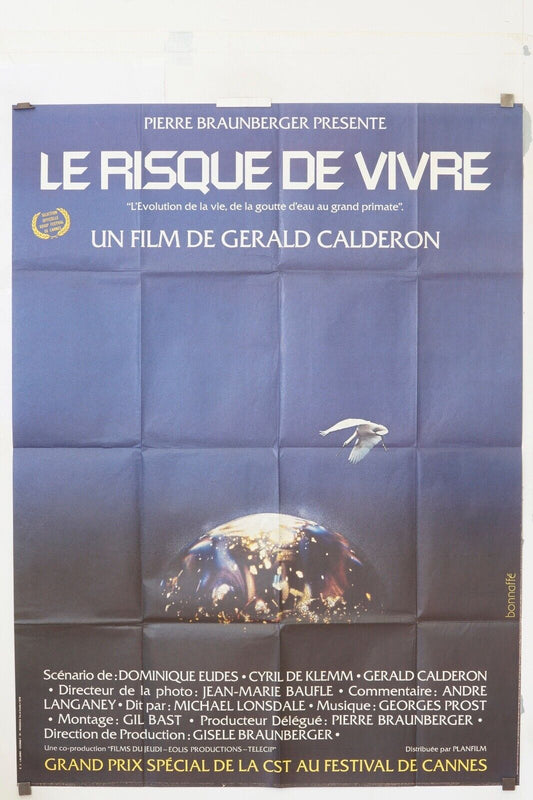 LE RISQUE DE VIVRE movie poster ORIGINAL (120x160)  GERARD CALDERON