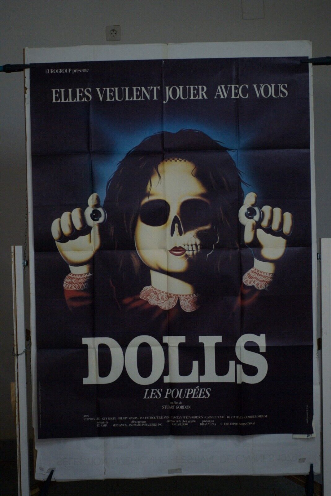 DOLLS (LES POUPÉES) Original Movie Poster 120X160 STUART GORDON