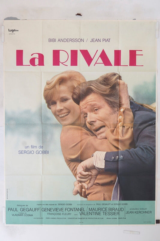 LA RIVALE ORIGINAL MOVIE POSTER 120x160  ETAT CORRECT