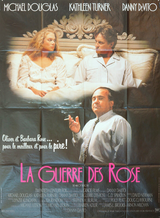 LA GUERRE DES ROSES MOVIE POSTER ORIGINAL 120x160 MICHAEL DOUGLAS