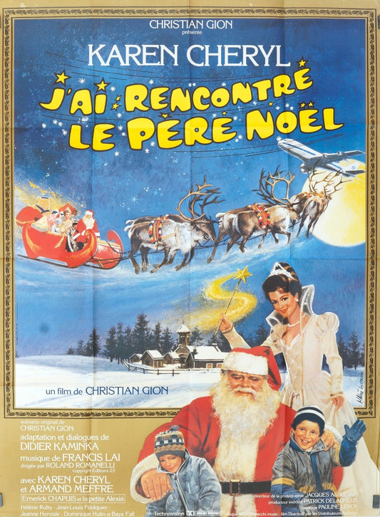 J’AI RENCONTRÉ LE PÈRE NOËL MOVIE POSTER ORIGINAL 120x160 KAREN CHERYL