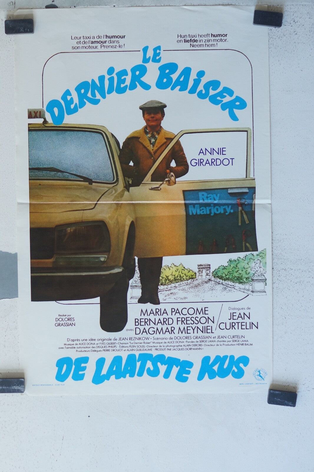 DERNIER BAISER (LE) ORIGINAL MOVIE POSTER 36x55 Annie Girardot , Maria Pacome 