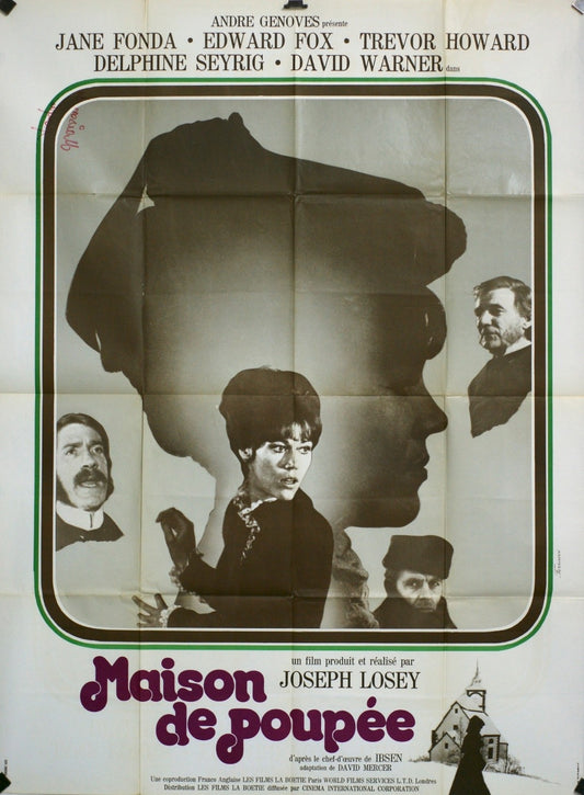 MAISON DE POUPÉE  JOSEPH LOSEY  MOVIE POSTER ORIGINAL 120x160