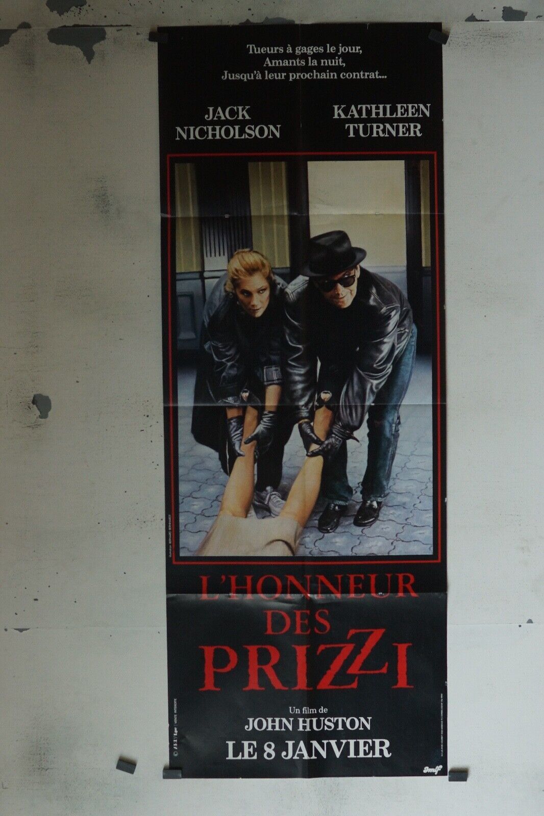 L’HONNEUR DES PRIZZI POSTER ORIGINAL 60x160 JACK NICHOLSON