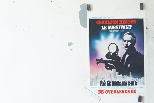  LE SURVIVANT (THE OMEGA MAN) 1971 ORIGINAL 35,5X55 CHARLTON HESTON