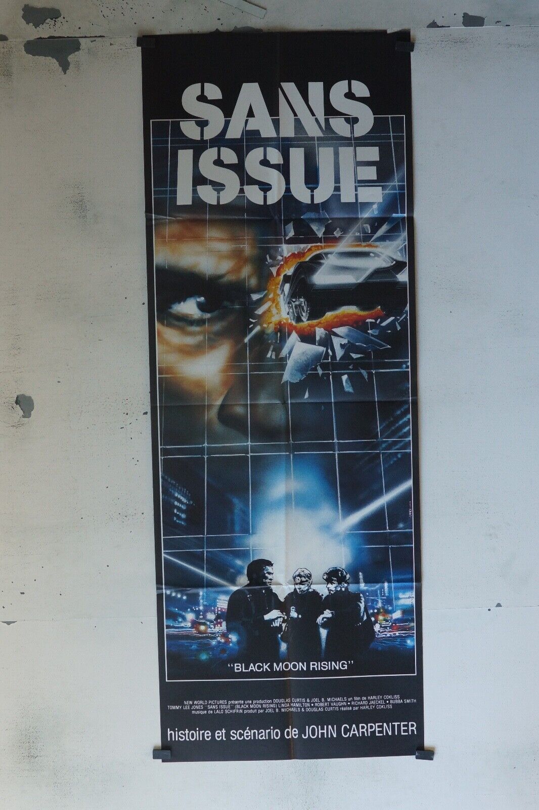 SANS ISSUE POSTER ORIGINAL 60x160 JOHN CARPENTER