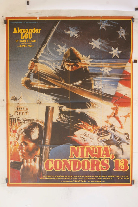 NINJA CONDORS ALEXANDER LOU MOVIE POSTER ORIGINAL 120x160