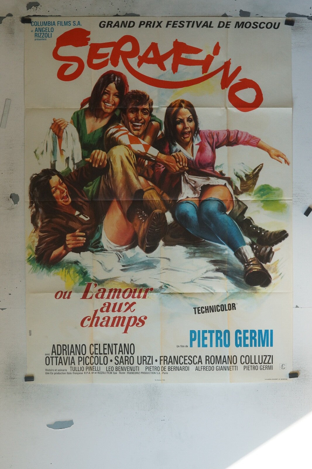 SERAFINO MOVIE POSTER ORIGINAL 120x160 ADRIANO CELENTANO