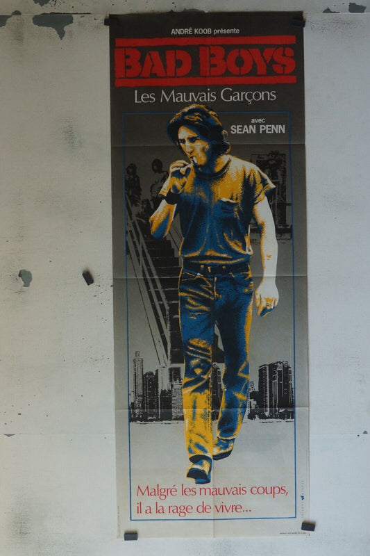 BAD BOYS MOVIE POSTER ORIGINAL 60x160 LES MAUVAIS GARCONS