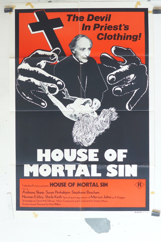 HOUSE OF MORTEL SIN (1976) 52x104 Anthony Sharp, Susan Penhaligon