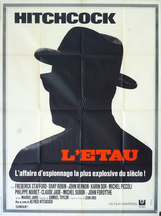 L’ETAU MOVIE POSTER ORIGINAL 120x160 HITCHCOCK